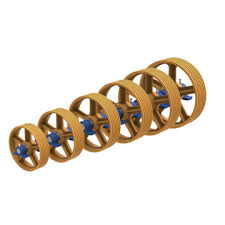 elevator diverter pulley